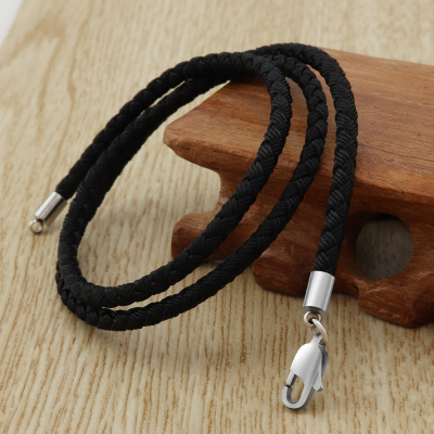 项链绳吊坠挂绳编织线绳手工黑红绳子男女款戒指黄金翡翠玉挂件绳