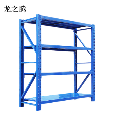 龙之腾承重180kg货架置物架钢制货架长150宽50高200CM