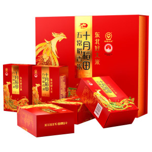 十月稻田(SHIYUEDAOTIAN)五常大米礼盒东北大米5kg伴手礼