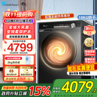 小天鹅10KG热泵烘干机 家用干衣机 AI正反转 回南天烘干机 祛除宠物毛发 多重毛屑过滤 TH100VH81MAX