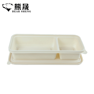 熊晟 降解环保一次性餐盒 550ml 300个/箱