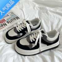 SUNTEK原创小白鞋女ins潮小众百搭厚底夏秋季新款休闲运动鞋帆布板鞋子