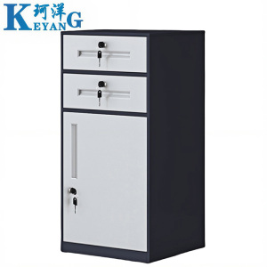 珂洋 矮柜 二斗一门灰套白 台