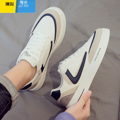 聚范2024夏季新款帆布潮鞋潮流男鞋百搭休闲运动板鞋小白布鞋低帮白鞋