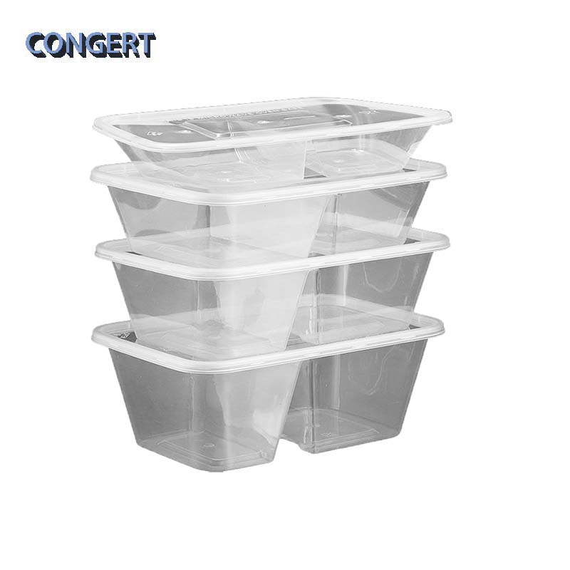 CONGERT 一次性餐盒 双格1000ml 箱