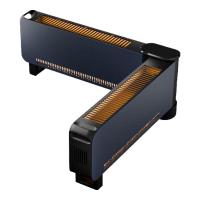 格力(GREE)石墨烯踢脚线取暖器家用电暖器速热浴室防水客厅卧室移动干衣加湿大面积遥控烤火炉 黑色 NJE-S6020B