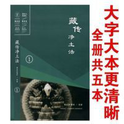 <藏传净土法>全套5本(共104课)索达吉堪布宣讲 16开大本更清晰