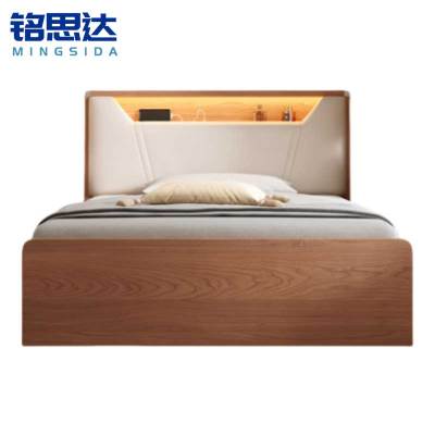 铭思达实木单人床