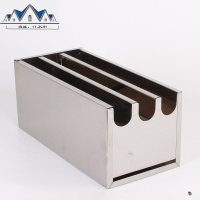 收纳盒多格厨房加厚不锈钢箱酒店大菜架子盒厨房座具 三维工匠