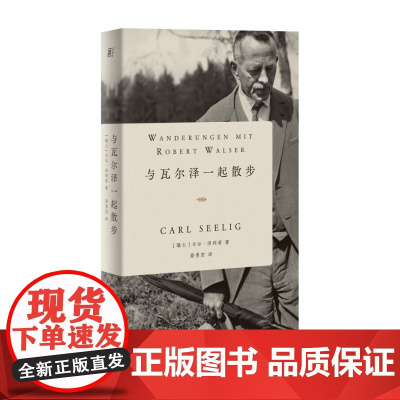 与瓦尔泽一起散步 卡尔泽利希著 文学类书籍现代德语文学奠基人珍贵对话录 卡夫卡、黑塞、本雅明高度推崇现当代文学书籍