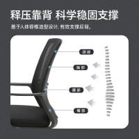 办公椅电脑椅会议椅员工椅子 家用学习椅网布椅转椅 会议椅