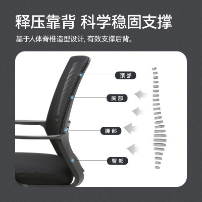 办公椅电脑椅会议椅员工椅子 家用学习椅网布椅转椅 会议椅