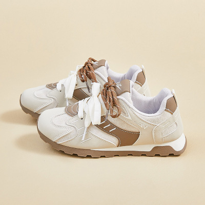 ins韩版新款阿甘鞋女秋季学生跑步运动厚底增高休闲鞋