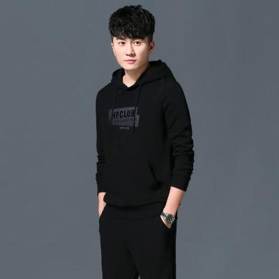 珂卡慕(KEKAMU)运动套装男2020新款休闲装男士连帽卫衣套装运动服套装男