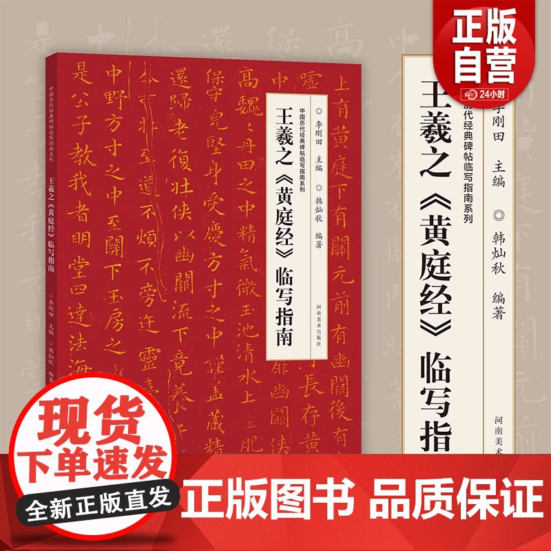 正版中国历代经典碑帖临写指南系列 王羲之黄庭经临写指南 河南美术社 毛笔软笔初学者楷书练字帖 中国历代经典碑帖临写指南教