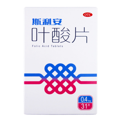 创盈斯利安叶酸片31片孕前孕中备孕专用叶酸片剂妇科用药-