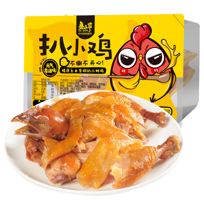 第二件半价-正宗德州扒鸡老字号卤零食鸡爪网红熟食零食鲜雏鸡300g