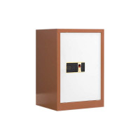 帅畅保密柜财务档案柜文件柜办公室资料储物柜保险柜单门咖白-指纹密码锁