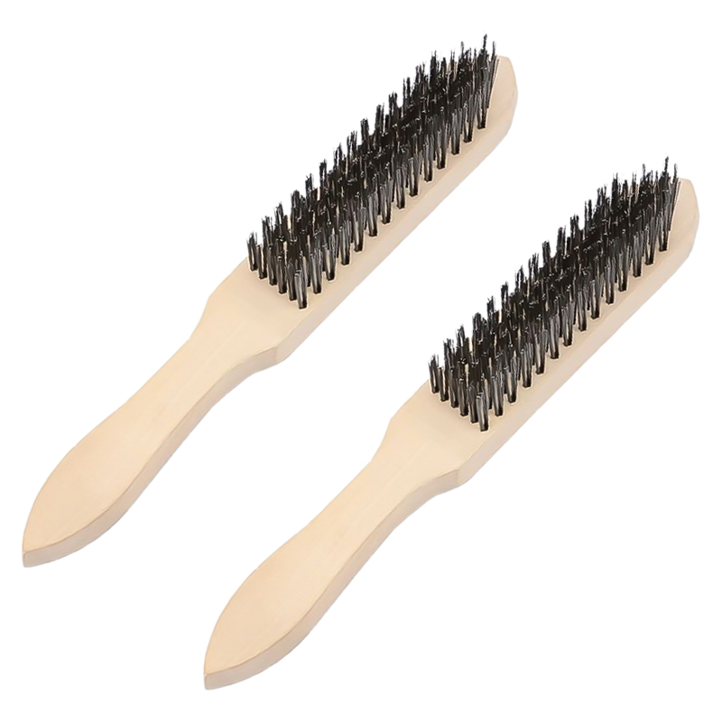 Leecbb 钢丝刷 木柄 把