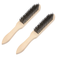 Leecbb 钢丝刷 木柄 把