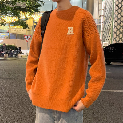 [1.5折价99元叠加优惠券]唐狮男士毛衣圆领毛衣毛衫潮流都市男友风休闲毛衣男秋冬季
