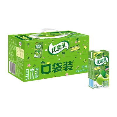 [10月生产]伊利优酸乳限定包装 新老包装随机发 原味200ml*12盒
