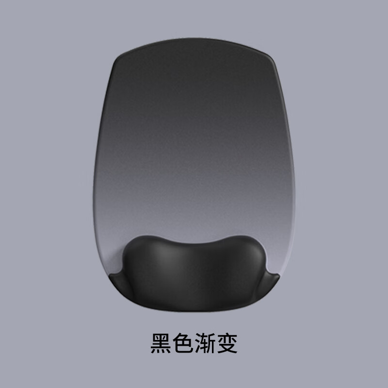 KPTE鼠标垫护腕[人体工学护腕]渐变鼠标护手腕托滑鼠垫子心形女生硅胶防滑定制 [渐变蓝黑]人体工学