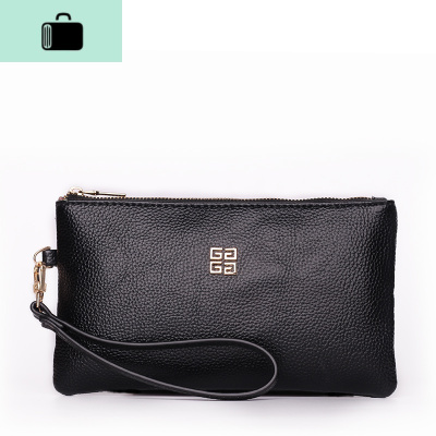 零钱包女长款手拿包2020新款时尚百搭气质韩版拉链手机小包手抓包NEW LAKE 黑色女手包