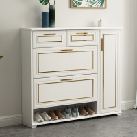 北欧轻奢超薄翻斗鞋柜简约现代家用口欧式大容量玄关厅柜17cm