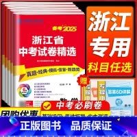 备考2025 [语文] 浙江省 [正版]浙江备考2025浙江省中考试卷精选语文数学英语科学历史与社会道德与法治全套初三九