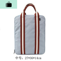 旅行袋手提包单肩男女斜挎登机行李包箱旅游多功能出短途旅行包NEW LAKE 浅灰中号(27*36*14cm)实男士手提包
