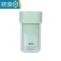 敬平漱口杯家庭套装牙刷杯牙具杯刷牙杯牙刷收纳盒水杯便携牙缸洗漱杯 绿色