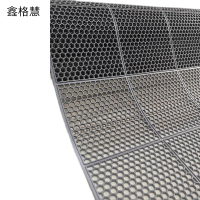 鑫格慧 室外镂空防滑地垫牛筋蜂巢防水橡胶地毯 0.9米宽1.5米长 块