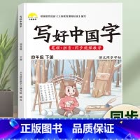 四年级下册 [正版]抖音同款小学生写好中国字一年级字帖练字二年级上册练字帖三四五六年级下册语文同步字帖人教版正楷临摹硬笔