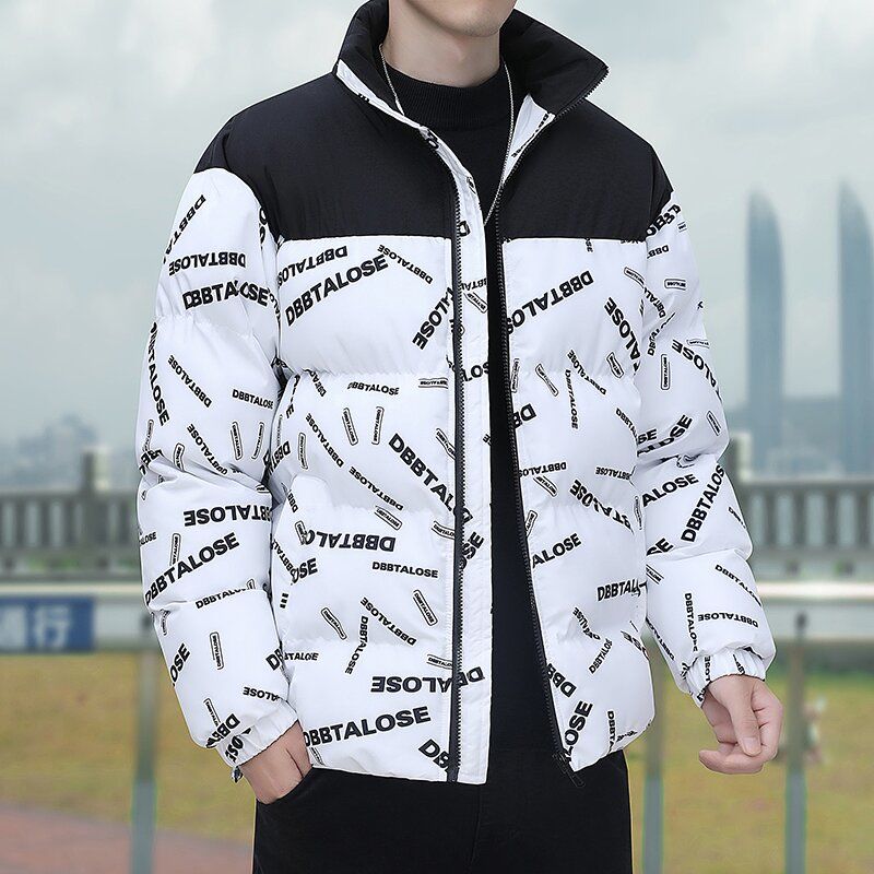 棉服男2023冬季潮流加厚面包服棉袄男棉衣外套上衣