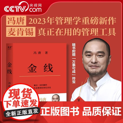 [央视网]金线 冯唐 麦肯锡真正在用的管理工具 管理工具 麦肯锡 冯唐 成事 金线 金字塔 工作法 商业 投资 实操宝典