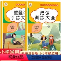 [正版]叠词大全书成语专项训练重叠词语积累手册四字成语归纳带解释拼音六一二三年级下册小学生通用aabb abab式同步