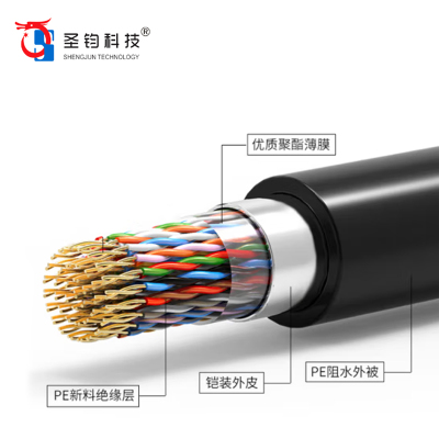 圣钧科技 SHENGJUN TECHNOLOGY通信光缆12芯 GYTA53-12B1+米