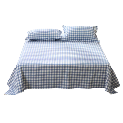 知布家 粗布双人床单 200*230cm 条