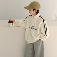 男童卫衣春季儿童半高领内搭上衣2026春秋新款大童装春装打底衫潮