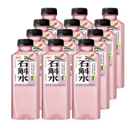好望水石斛水水蜜桃风味饮料500ml*12瓶0添加蔗糖植物饮料