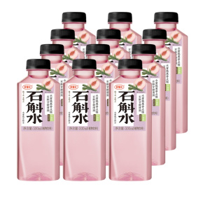好望水石斛水水蜜桃风味饮料500ml*12瓶0添加蔗糖植物饮料
