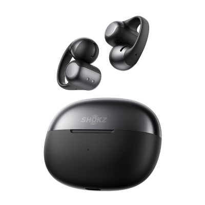 SHOKZ韶音动钛圈OpenDots ONE 耳夹式蓝牙耳机E310原石黑