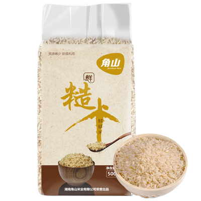 角山(JiaoShan)鲜糙米杂粮粥米伴侣粗粮营养易消化辅食500g