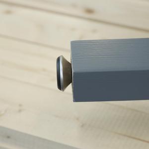 北欧屏风隔断格栅客厅实木入玄关隔断墙家用卧室房间分隔免打孔 隔断5*10*(251-280)cm6根 整装