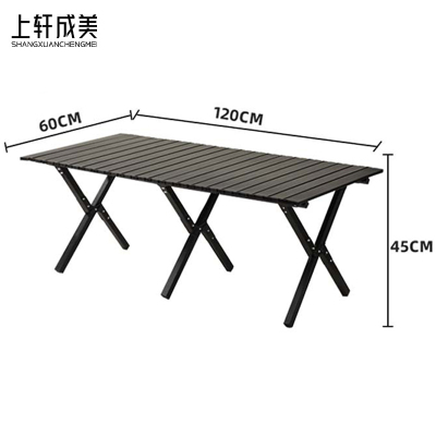 上轩成美折叠桌120*60cm/张