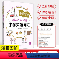 [正版]漫画图解超好记超好用小学英语词汇大全 小学英语单词汇总表速记小手册 3-6年级练习册 扫码听音频译林牛津人教版