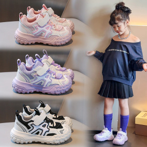 秋季新款儿童运动鞋女童软底轻便透气跑步鞋男童女孩舒适休闲童鞋