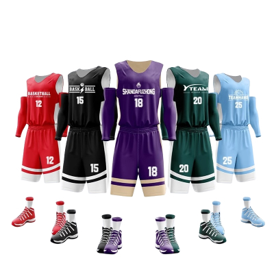 turmn双面篮球服套装T7 /件