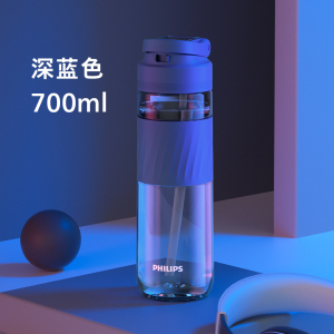 飞利浦tritan水杯子学生太空杯男运动便携防摔茶杯大容量水瓶壶_70561